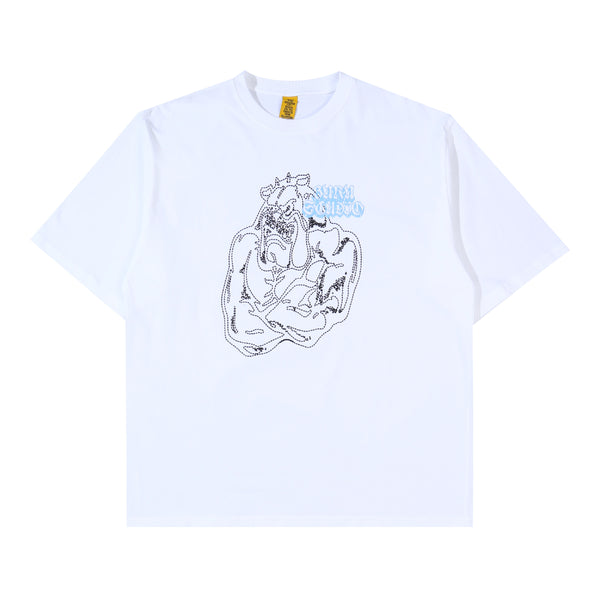 Muscle Bulldog T-shirt - White