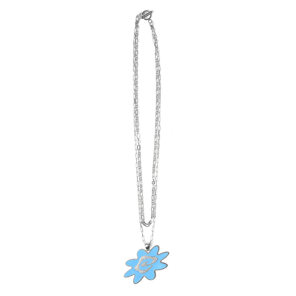 Necklace Blossom Logo - Silver