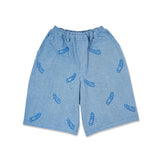 Emerale x Televisi Star Beige Denim Short Pants - Light Blue