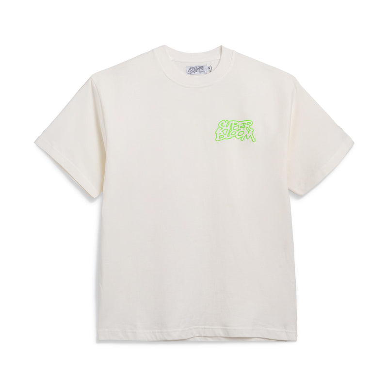 Pixel Logo T-Shirt in - White