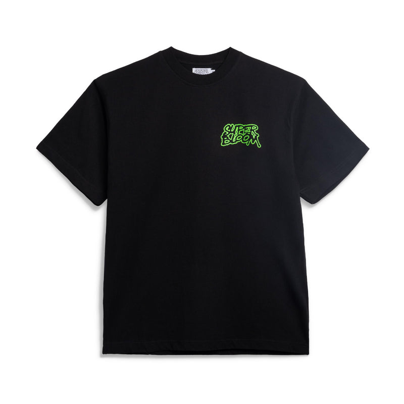 Pixel Logo T-Shirt in - Black