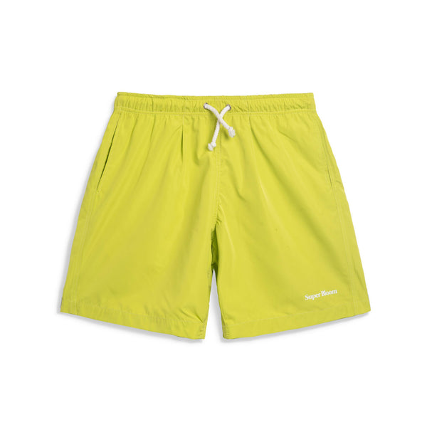 Pixel Logo Beach Shorts in - Light Green