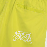 Pixel Logo Beach Shorts in - Light Green